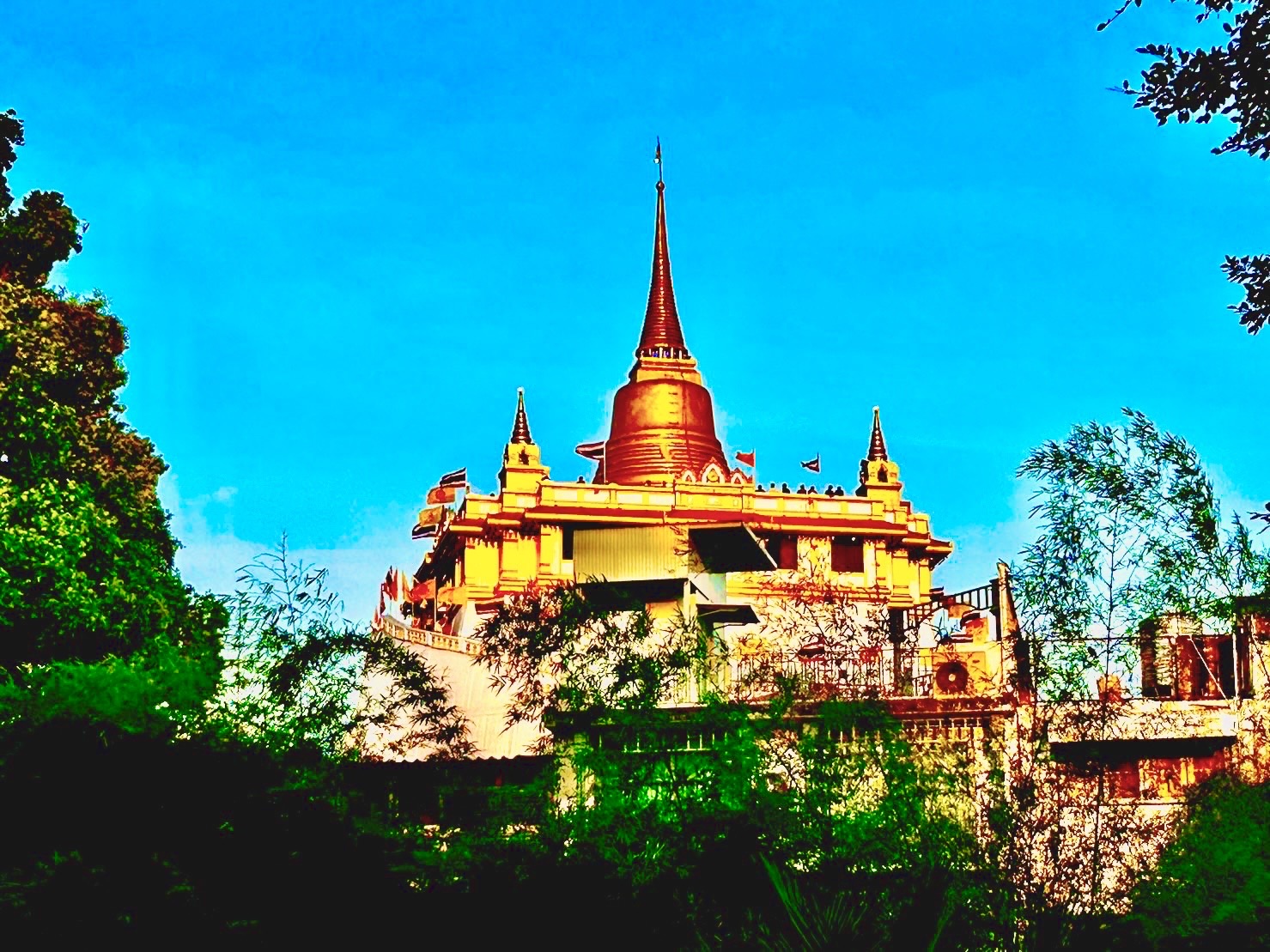 왓 포 & 왓 사켓 & 카오산 로드