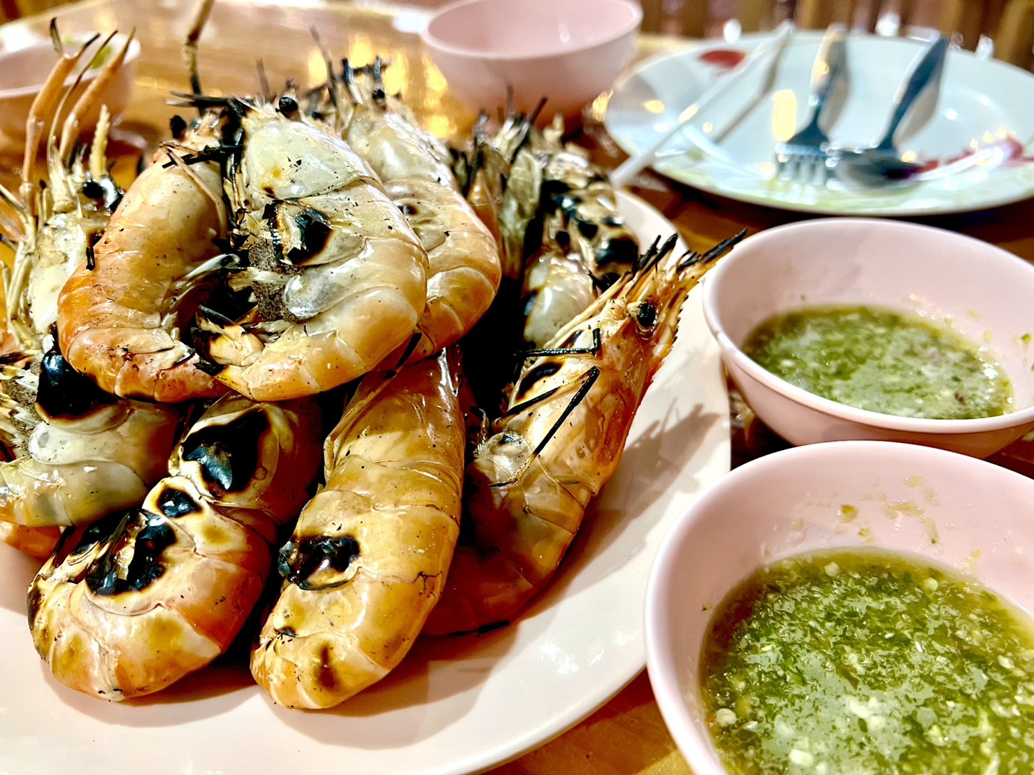 왓 마하탓 & 왓 프라시 산펫 & 새우 시장