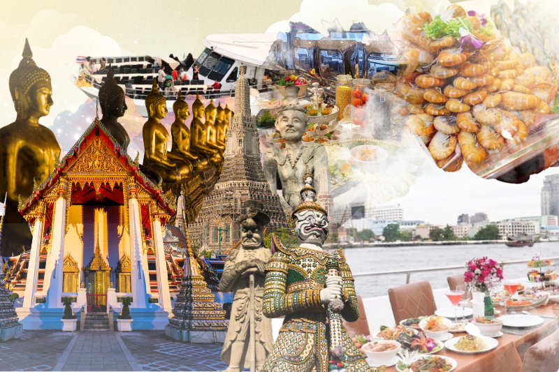 [HAFT DAY] 왓포와 왓아룬 & 선셋 (메리디안 크루즈)