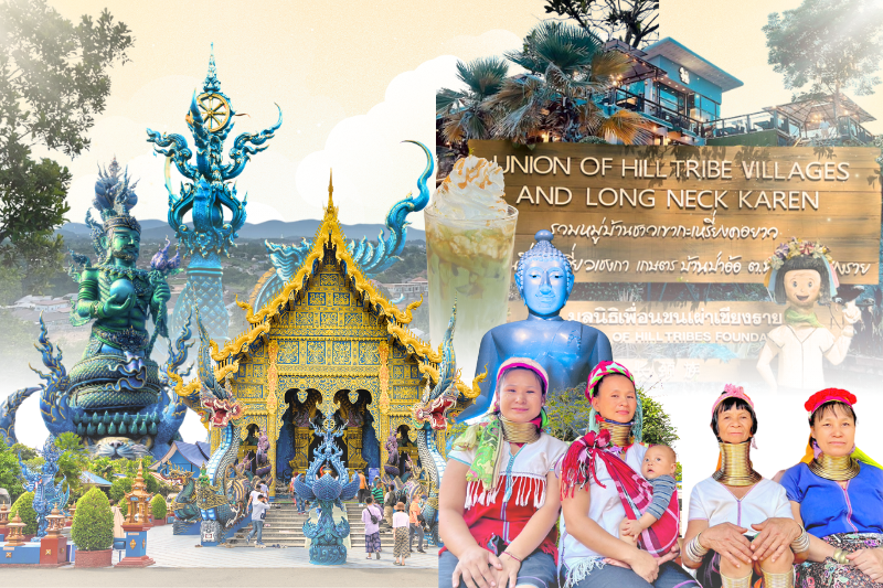 푸른사원 & 고산족 마을 & 270 커피 레스토랑